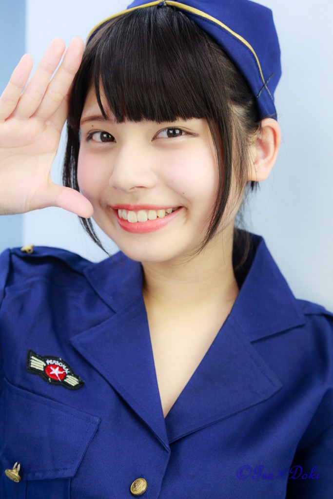 鹿目凛さん婦警コスプレ