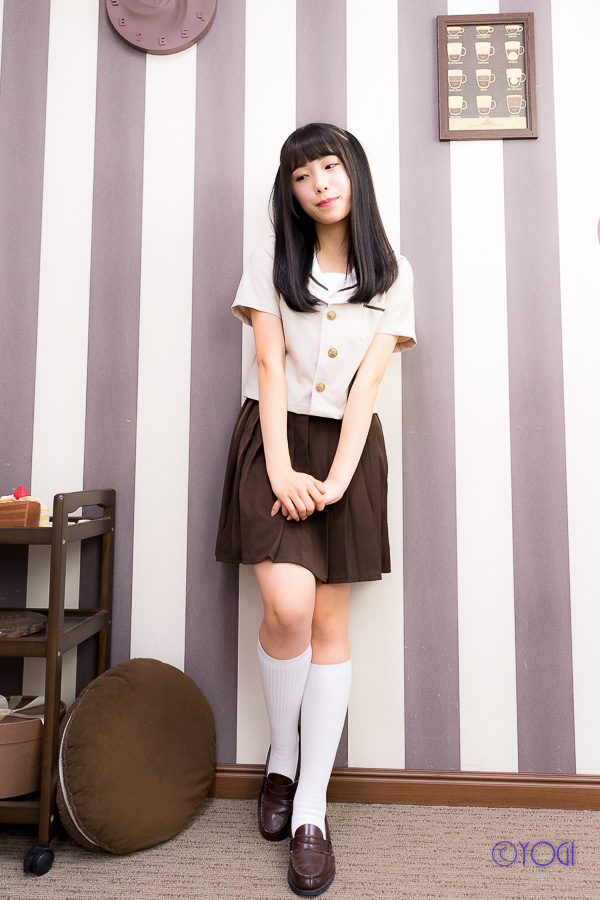 瀬名深月 制服コスプレ
